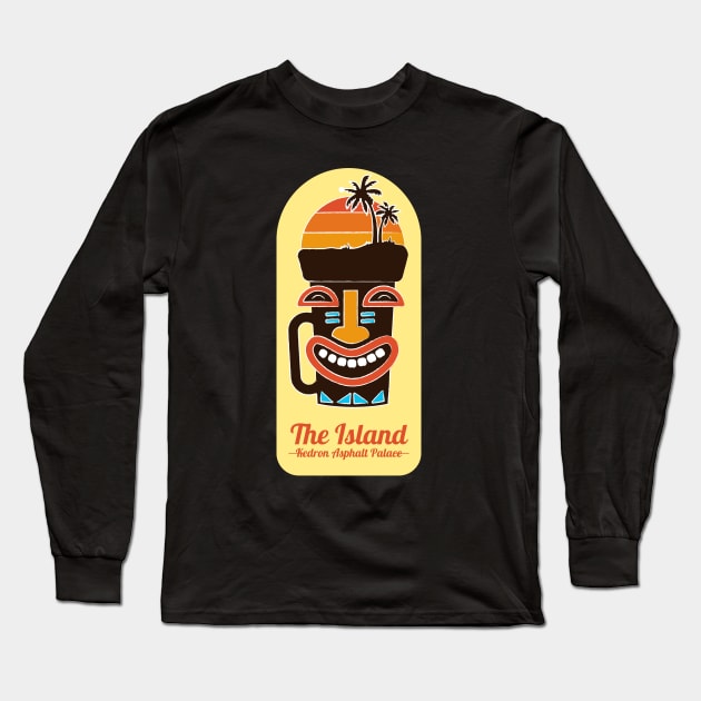 Tiki 2 Long Sleeve T-Shirt by Kedron Asphalt Palace